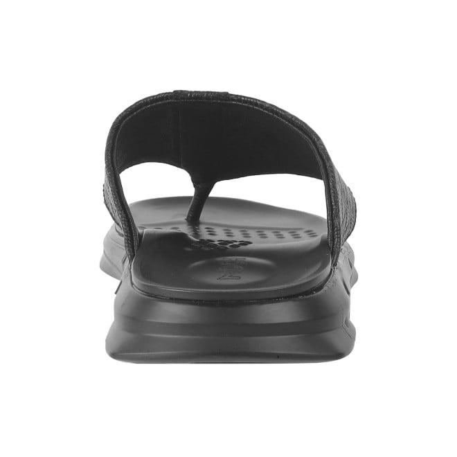 Mochi Men Black Casual Slippers & Flip Flops (SKU: 16-1003-11-42)
