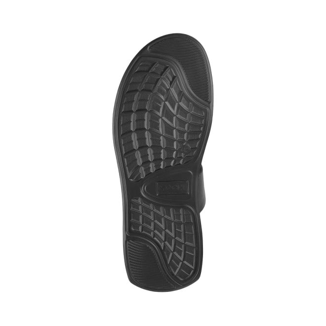 Mochi Men Black Casual Slippers & Flip Flops (SKU: 16-1004-11-40)