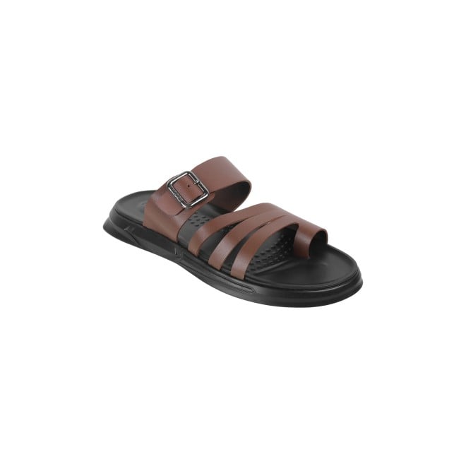 Mochi Men Tan Casual Slippers & Flip Flops (SKU: 16-1004-23-40)