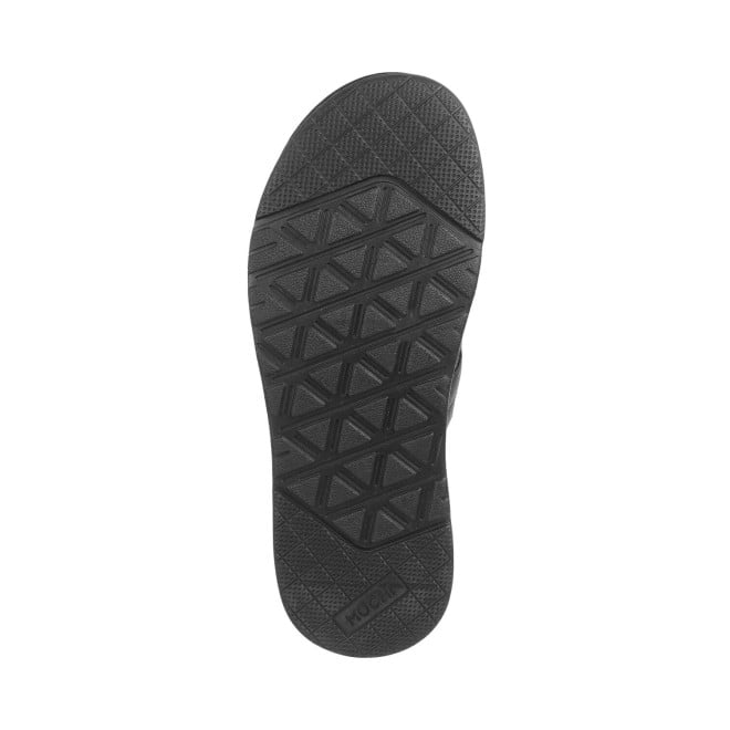 Mochi Men Black Casual Slippers (SKU: 16-1014-11-40)