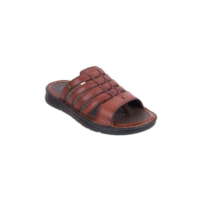 Mochi Men Tan Casual Slippers (SKU: 16-1014-23-40)