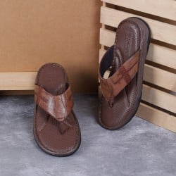 Men Tan Casual Slippers