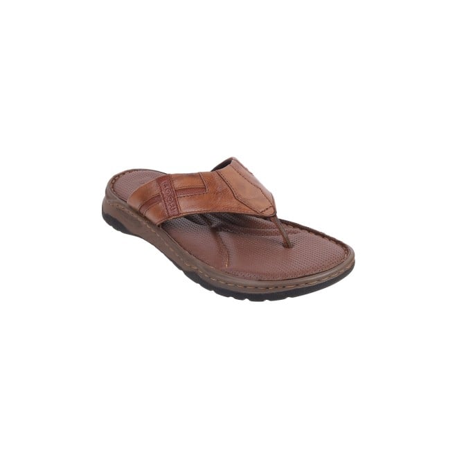 Mochi Men Tan Casual Slippers (SKU: 16-1015-23-40)