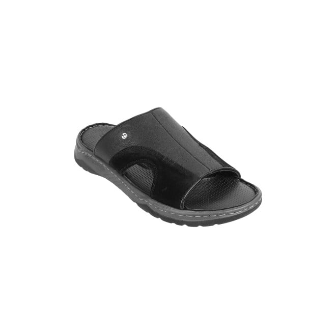 Mochi Men Black Casual Slippers (SKU: 16-1016-11-40)