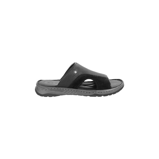 Mochi Men Black Casual Slippers (SKU: 16-1016-11-40)