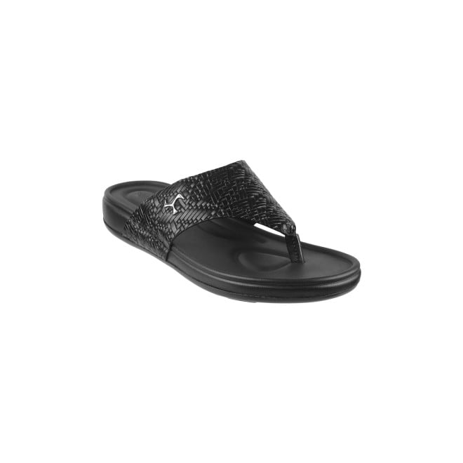 Mochi Men Black Casual Slippers (SKU: 16-1024-11-40)