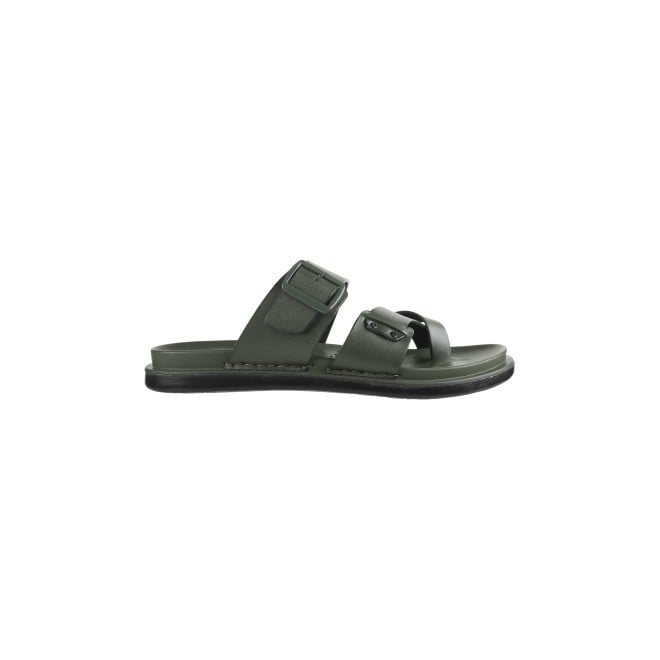 Mochi Men Olive Casual Slippers (SKU: 16-1025-49-40)