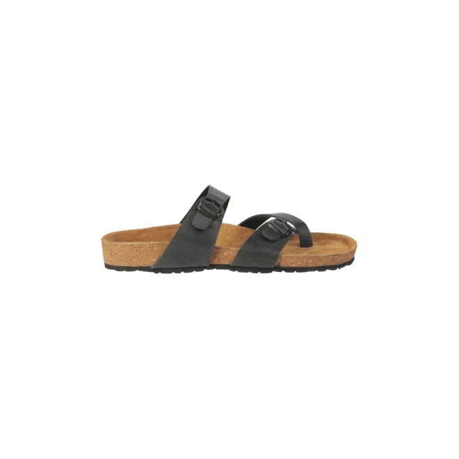 Mochi Men Black Casual Slippers (SKU: 16-1026-11-40)