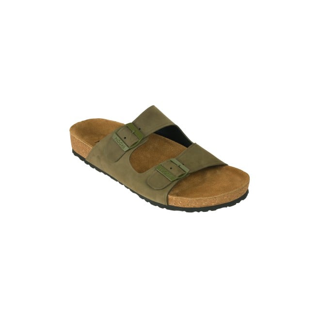 Mochi Men Olive Casual Slippers (SKU: 16-1027-49-40)