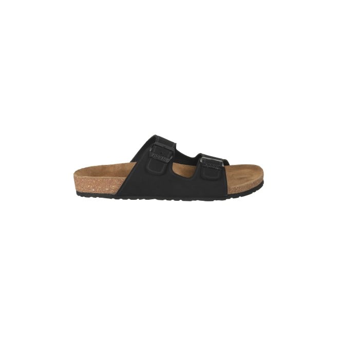 Mochi Men Black Casual Slippers (SKU: 16-1027-11-40)