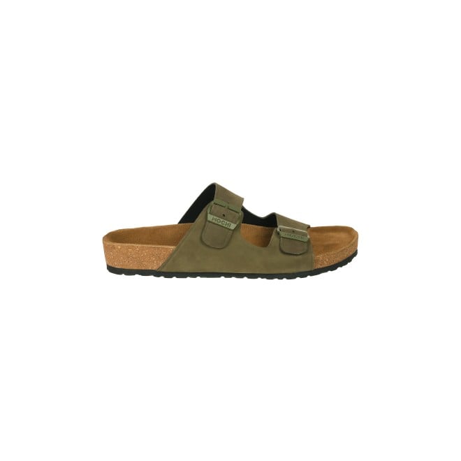 Mochi Men Olive Casual Slippers (SKU: 16-1027-49-40)