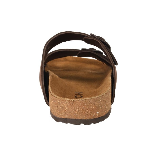 Mochi Men Brown Casual Slippers (SKU: 16-1027-12-40)