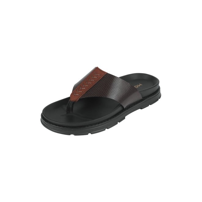 Mochi Men Brown Casual Slippers (SKU: 16-1028-12-39)
