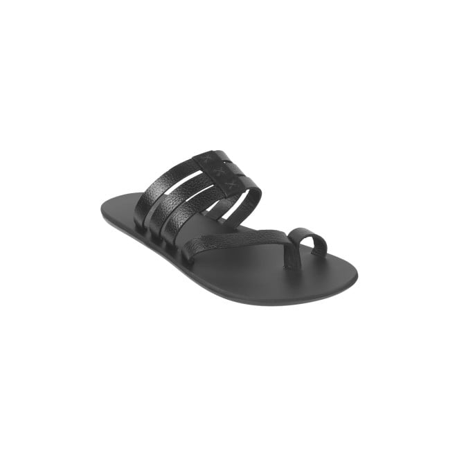 Mochi Men Black Casual Sandals (SKU: 16-1032-11-40)