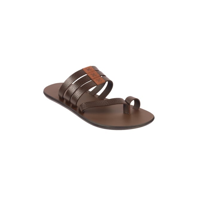 Mochi Men Brown Casual Sandals (SKU: 16-1032-12-40)