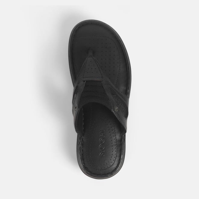 Mochi Men Black Casual Slippers (SKU: 16-1039-11-40)