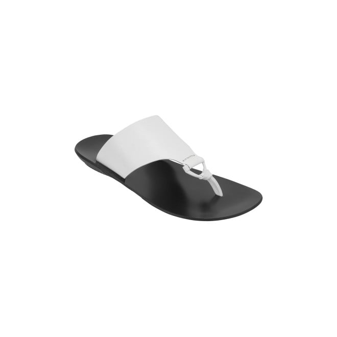 Mochi Men White Casual Slippers