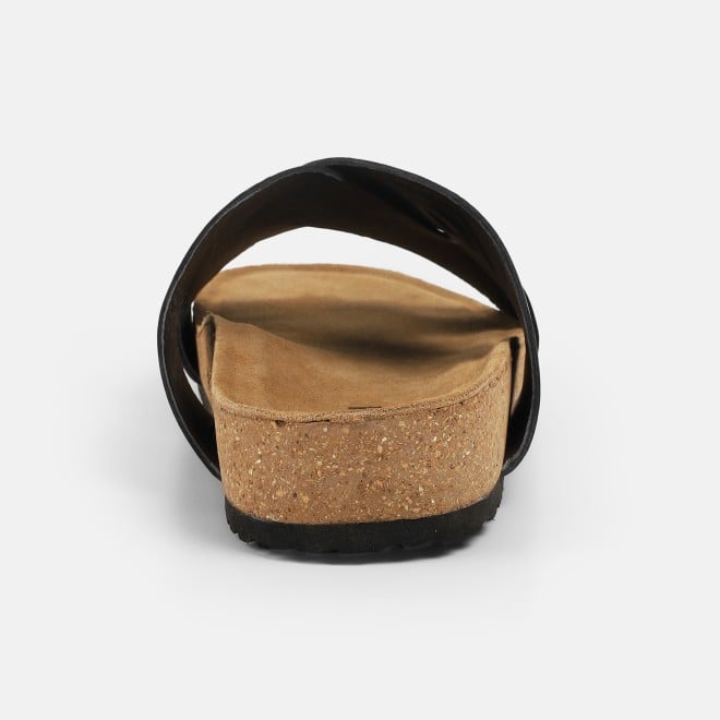 Mochi Men Black Casual Slippers (SKU: 16-1067-11-40) Mochi Men Black Casual Slippers (SKU: 16-1067-11-40)