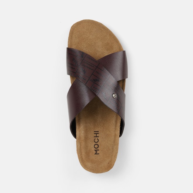 Mochi Men Wine Casual Slippers (SKU: 16-1067-58-40) Mochi Men Wine Casual Slippers (SKU: 16-1067-58-40)