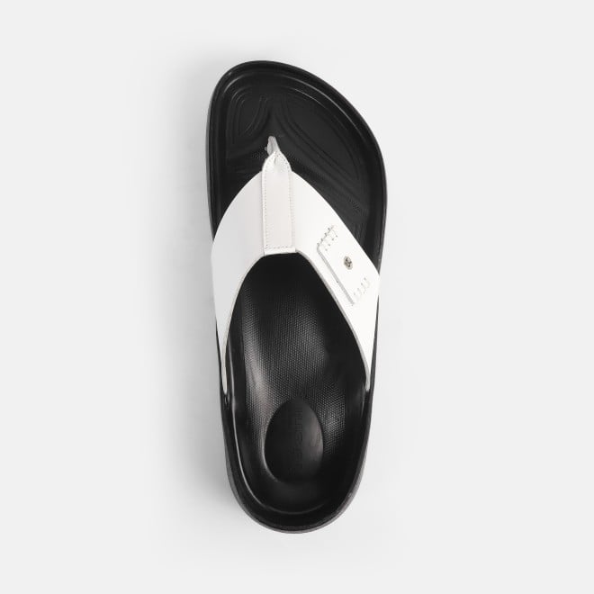 Mochi Men White Casual Slippers (SKU: 16-1097-16-42)