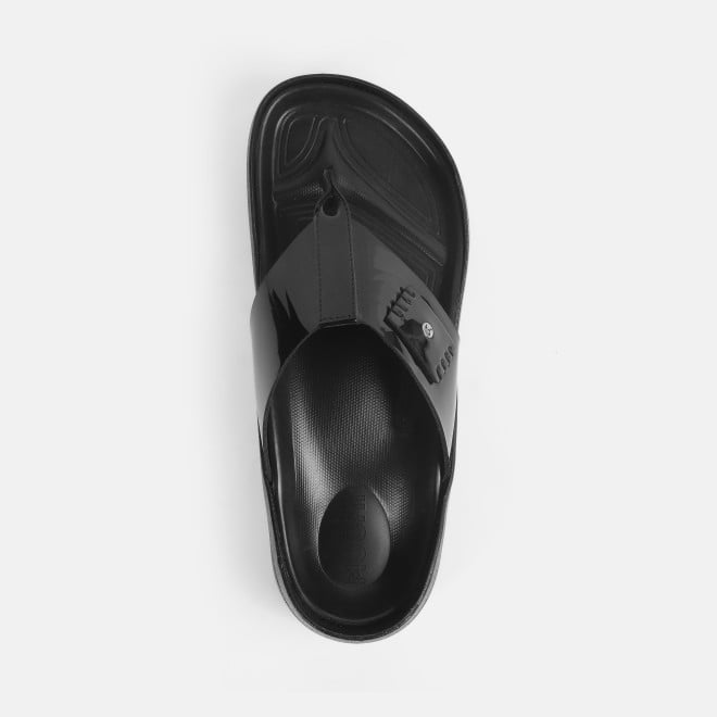 Mochi Men Black-pat Casual Slippers (SKU: 16-1097-31-41)