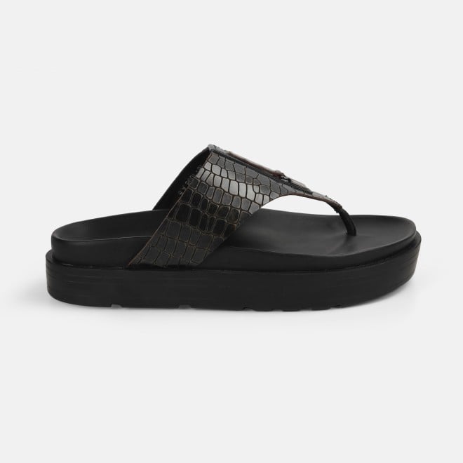 Mochi Men Grey Casual Slippers (SKU: 16-1098-14-40)