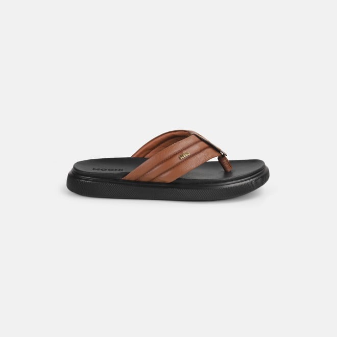 Mochi Men Tan Casual Slippers (SKU: 16-1112-23-40)