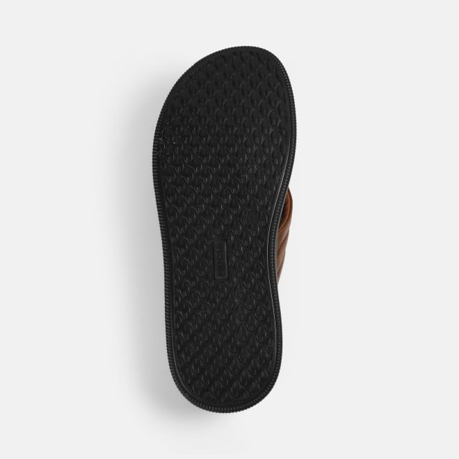 Mochi Men Tan Casual Slippers (SKU: 16-1112-23-40)