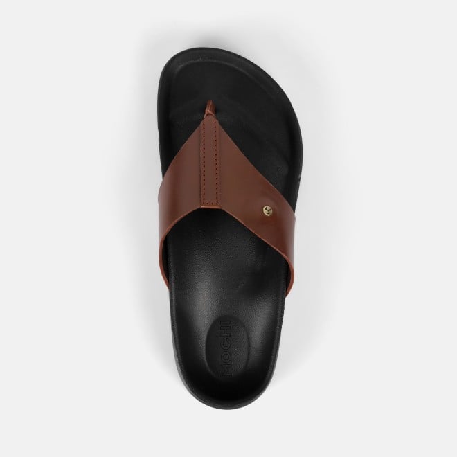 Mochi Men Tan Casual Slippers (SKU: 16-1119-23-40)