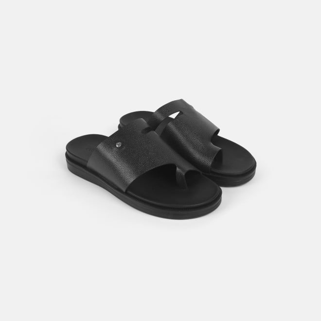 Mochi Men Black Casual Slippers (SKU: 16-1120-11-40)