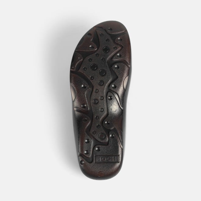 Mochi Men Brown Casual Slippers (SKU: 16-1121-12-40)