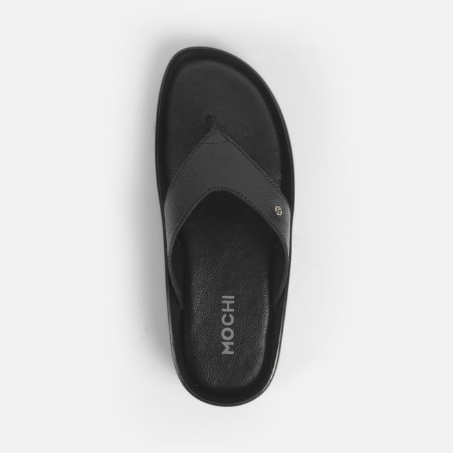 Mochi Men Black Casual Slippers (SKU: 16-1121-11-40)