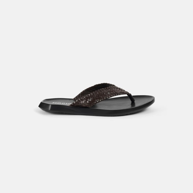 Mochi Men Black Casual Slippers (SKU: 16-1124-11-40)