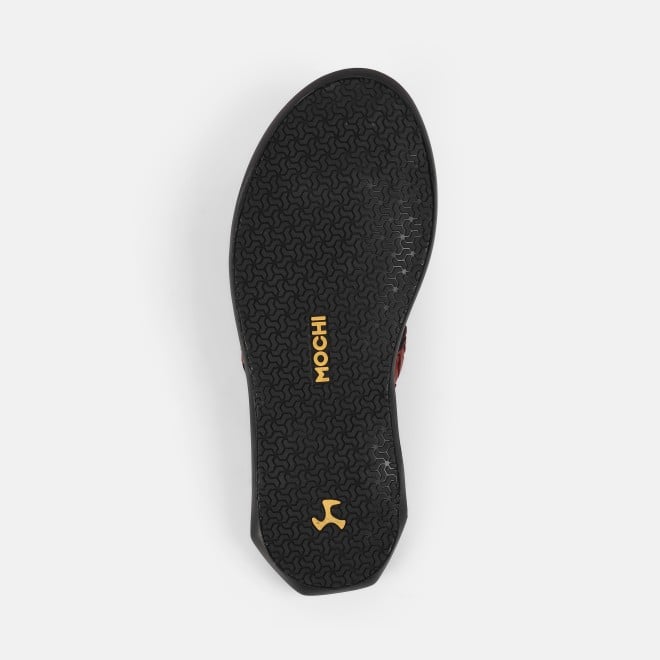 Mochi Men Red Casual Slippers (SKU: 16-1124-18-40)