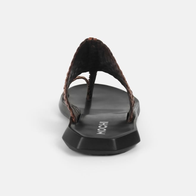 Mochi Men Tan Ethnic Kolhapuris (SKU: 16-1125-23-40)