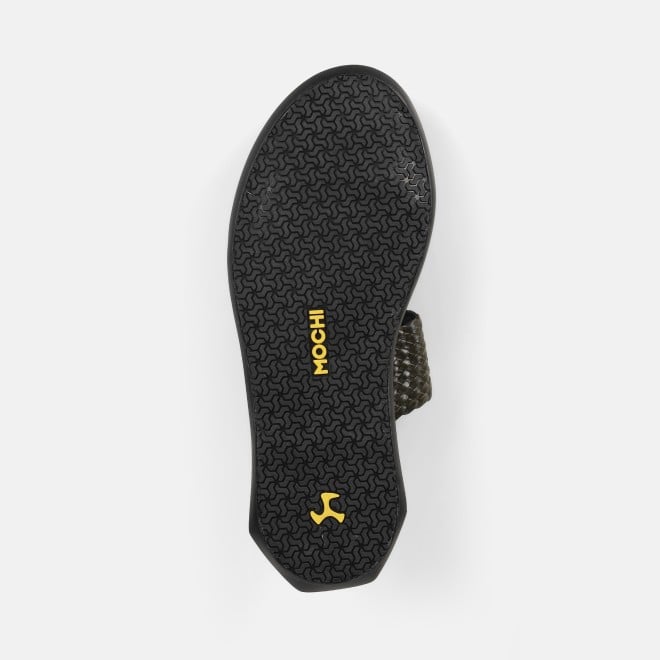 Mochi Men Olive Casual Slippers (SKU: 16-1126-49-40)