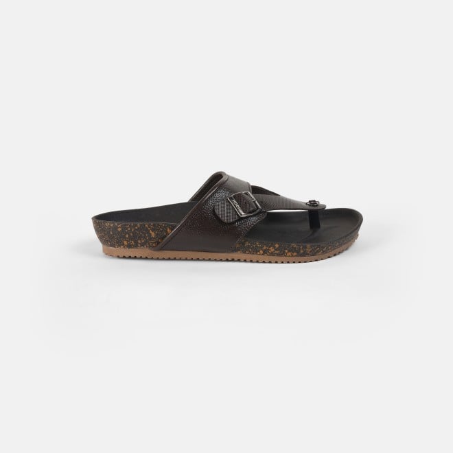 Mochi Men Brown Casual Slippers (SKU: 16-1127-12-40)