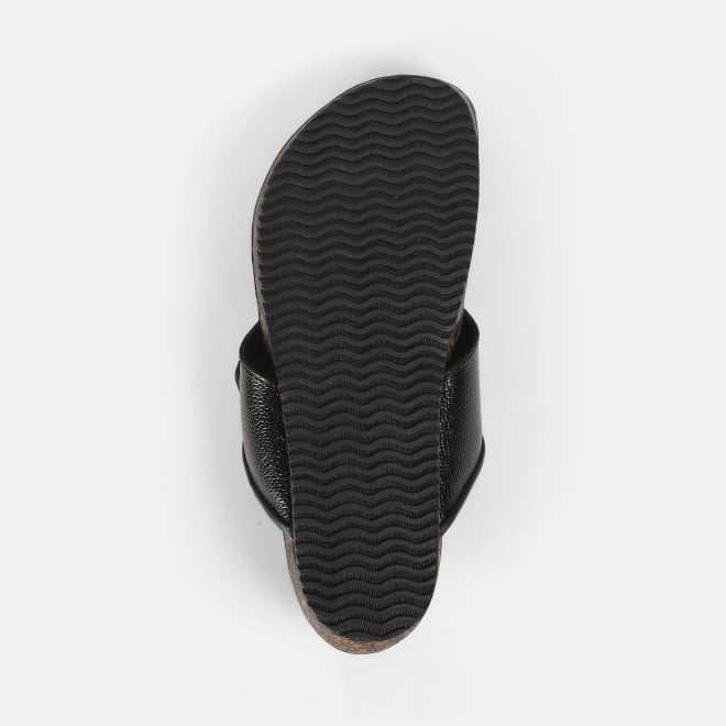 Mochi Men Black Casual Slippers (SKU: 16-1127-11-40)