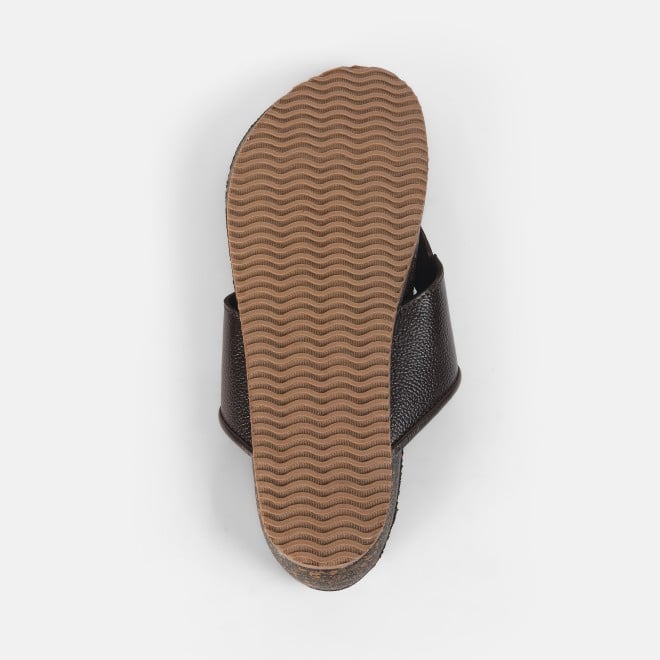 Mochi Men Brown Casual Slippers (SKU: 16-1127-12-40)