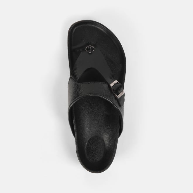 Mochi Men Black Casual Slippers (SKU: 16-1127-11-40)