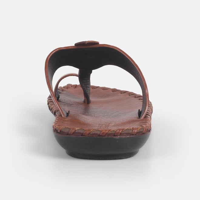Mochi Men Tan Ethnic Kolhapuris (SKU: 16-1128-23-40)