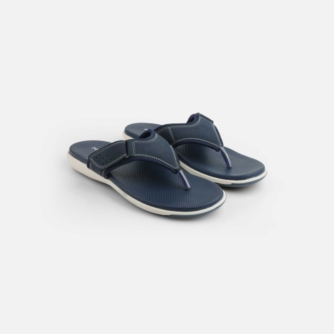 Mochi Men Blue Casual Slippers (SKU: 16-1132-45-41)