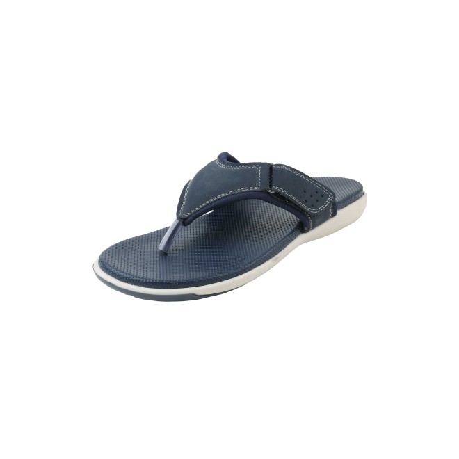 Mochi Men Blue Casual Slippers (SKU: 16-1132-45-41)