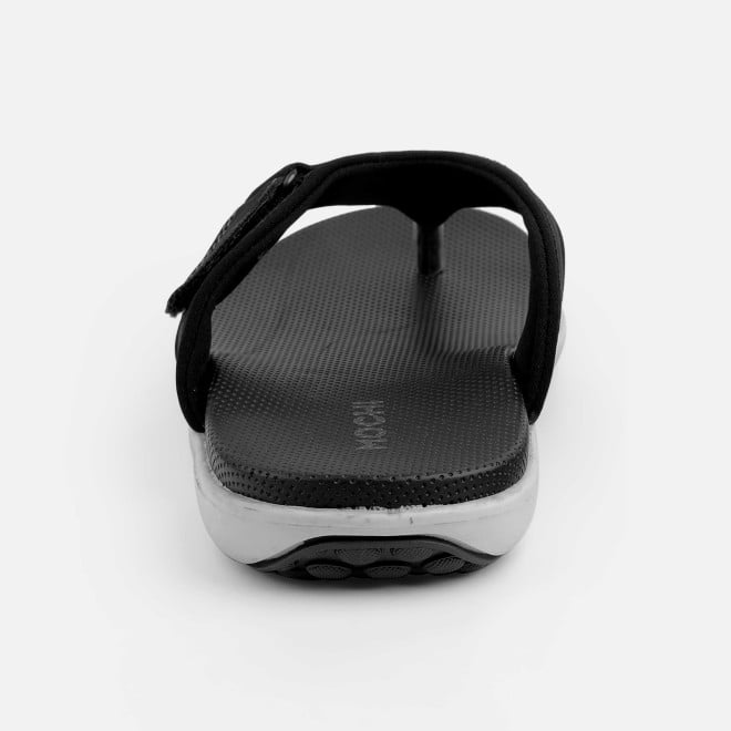 Mochi Men Black Casual Slippers (SKU: 16-1132-11-40) Mochi Men Black Casual Slippers (SKU: 16-1132-11-40)