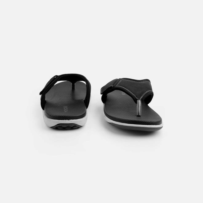 Mochi Men Black Casual Slippers (SKU: 16-1132-11-40) Mochi Men Black Casual Slippers (SKU: 16-1132-11-40)