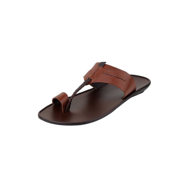 Mochi Men Tan Ethnic Kolhapuris (SKU: 16-1136-23-40)
