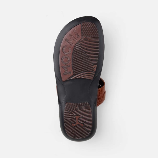 Mochi Men Tan Ethnic Kolhapuris (SKU: 16-1136-23-40)