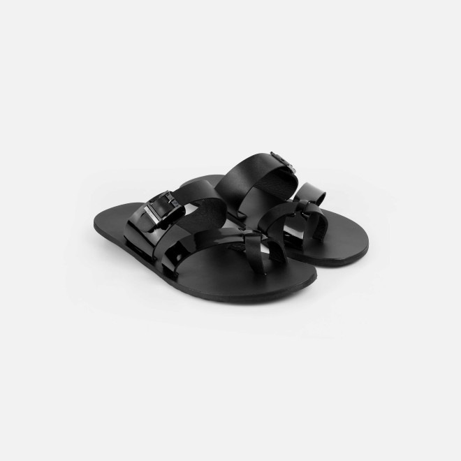 Mochi Men Black Casual Slippers (SKU: 16-1137-11-43) Mochi Men Black Casual Slippers (SKU: 16-1137-11-43)