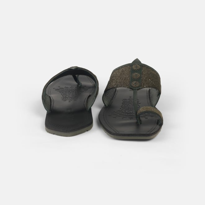 Mochi Men Green Ethnic Kolhapuris (SKU: 16-1144-21-40)