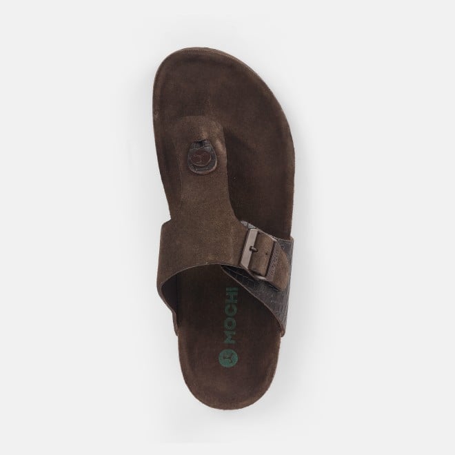 Mochi Men Brown Casual Slippers (SKU: 16-1145-12-40) Mochi Men Brown Casual Slippers (SKU: 16-1145-12-40)